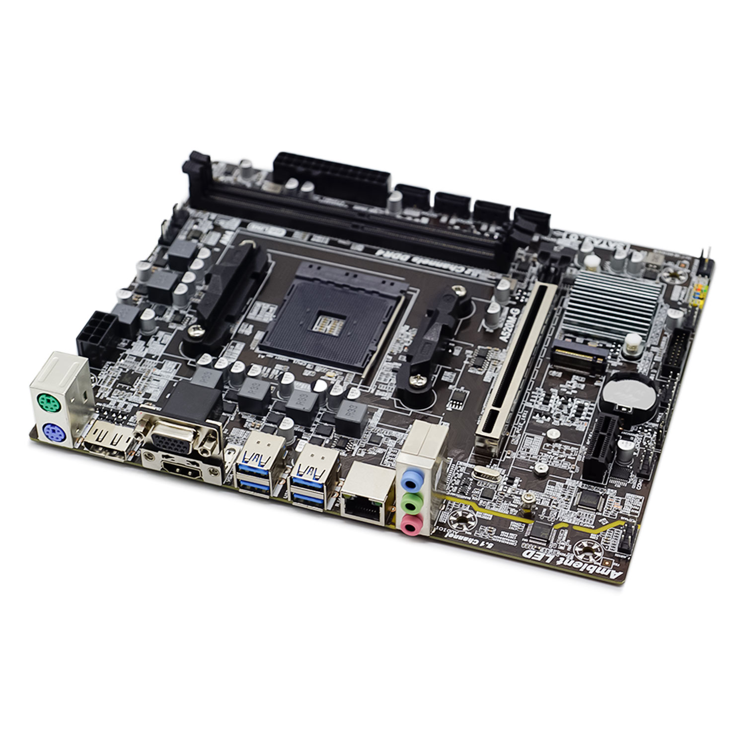 Placa Mãe Goline A520M-G DDR4 Socket AM4 Chipset AMD A520 Micro ATX (1 Ano de Garantia)
