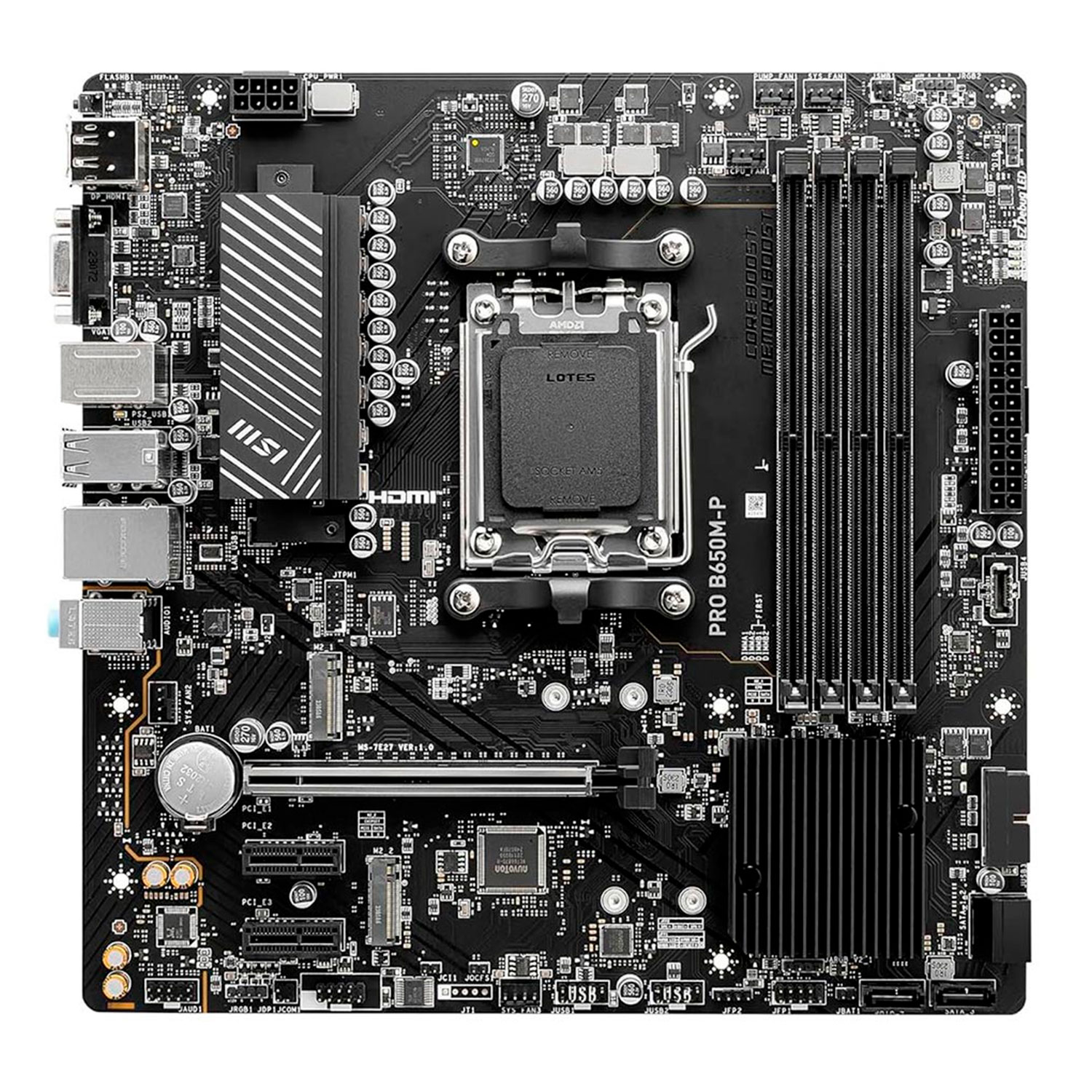 Placa Mãe MSI Pro B650M-P DDR5 Socket AMD AM5 Chipset B650 ATX
