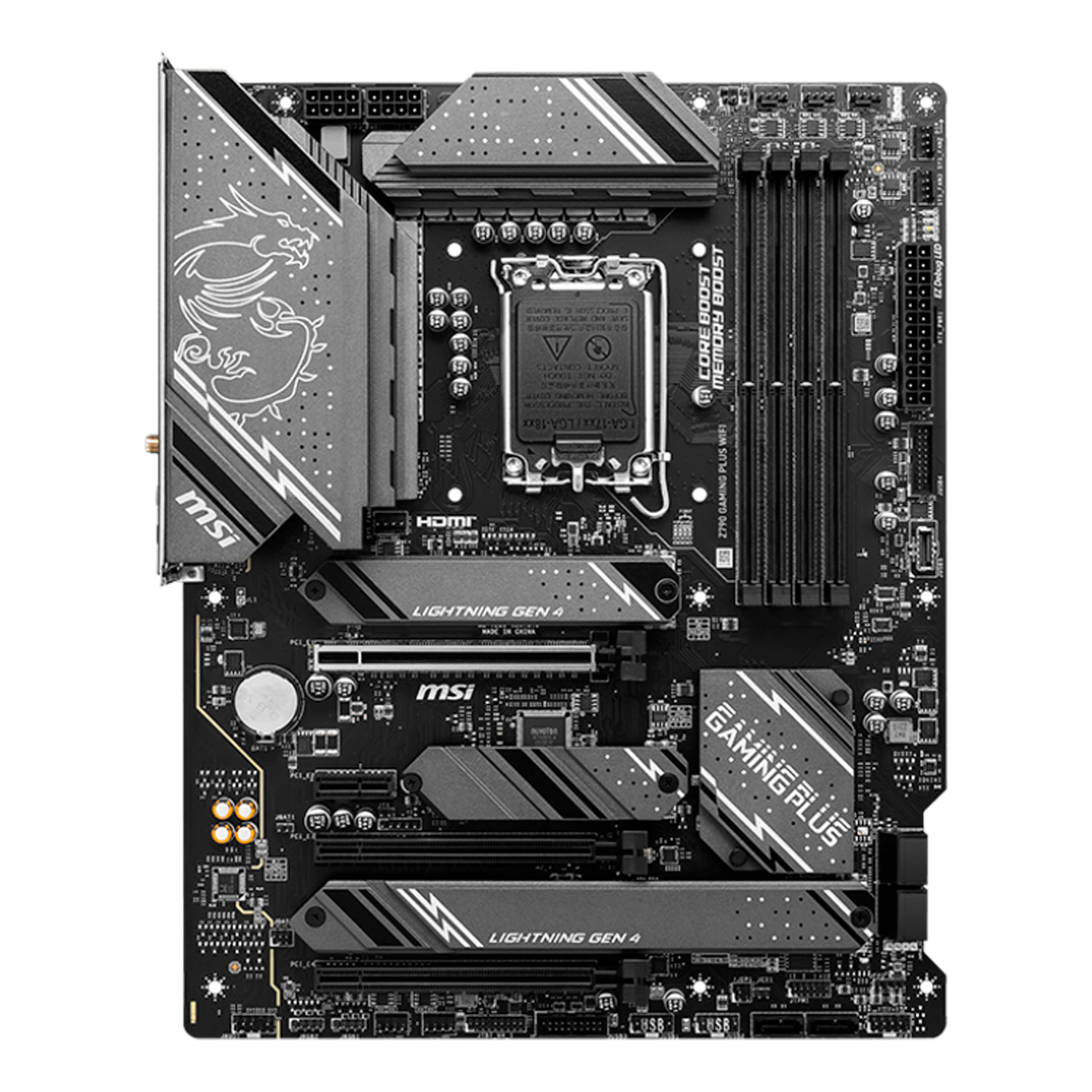 Placa Mãe MSI Z790 Gaming Plus Wi-Fi DDR5 Socket LGA 1700 Chipset Intel Z790 ATX