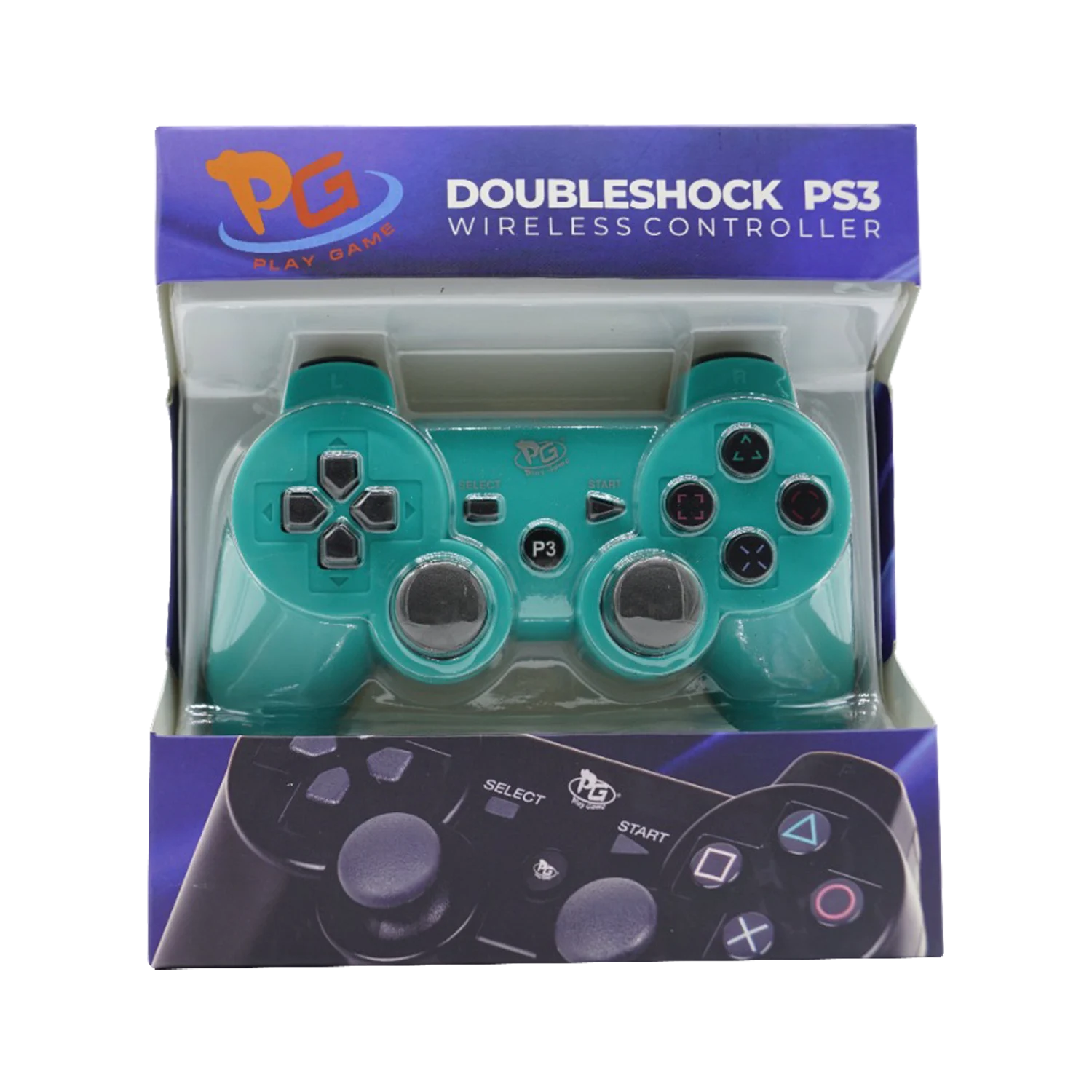Controle Play Game para PS3 - Verde