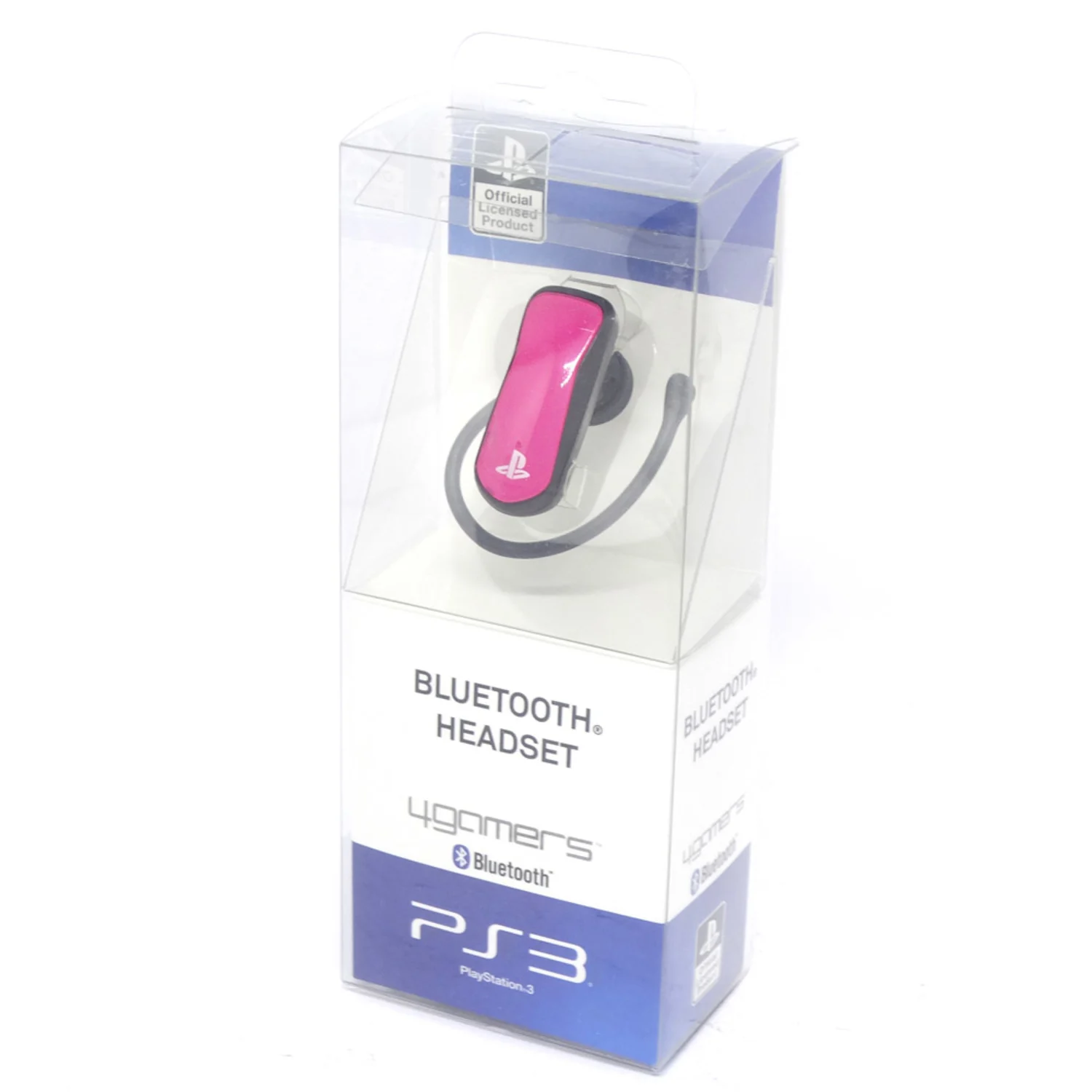 Headset Bluetooth 2.0 para PS3 - Rosa