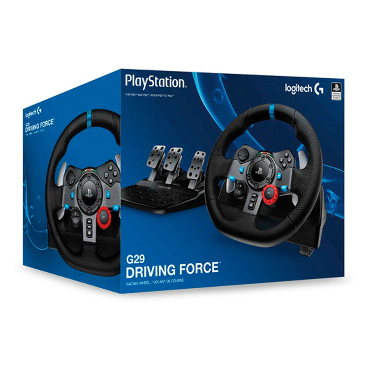 Volante Logitech G29 Driving Force / PS3 / PS4 / PS5 / PC  - (941-000110/941-000111)