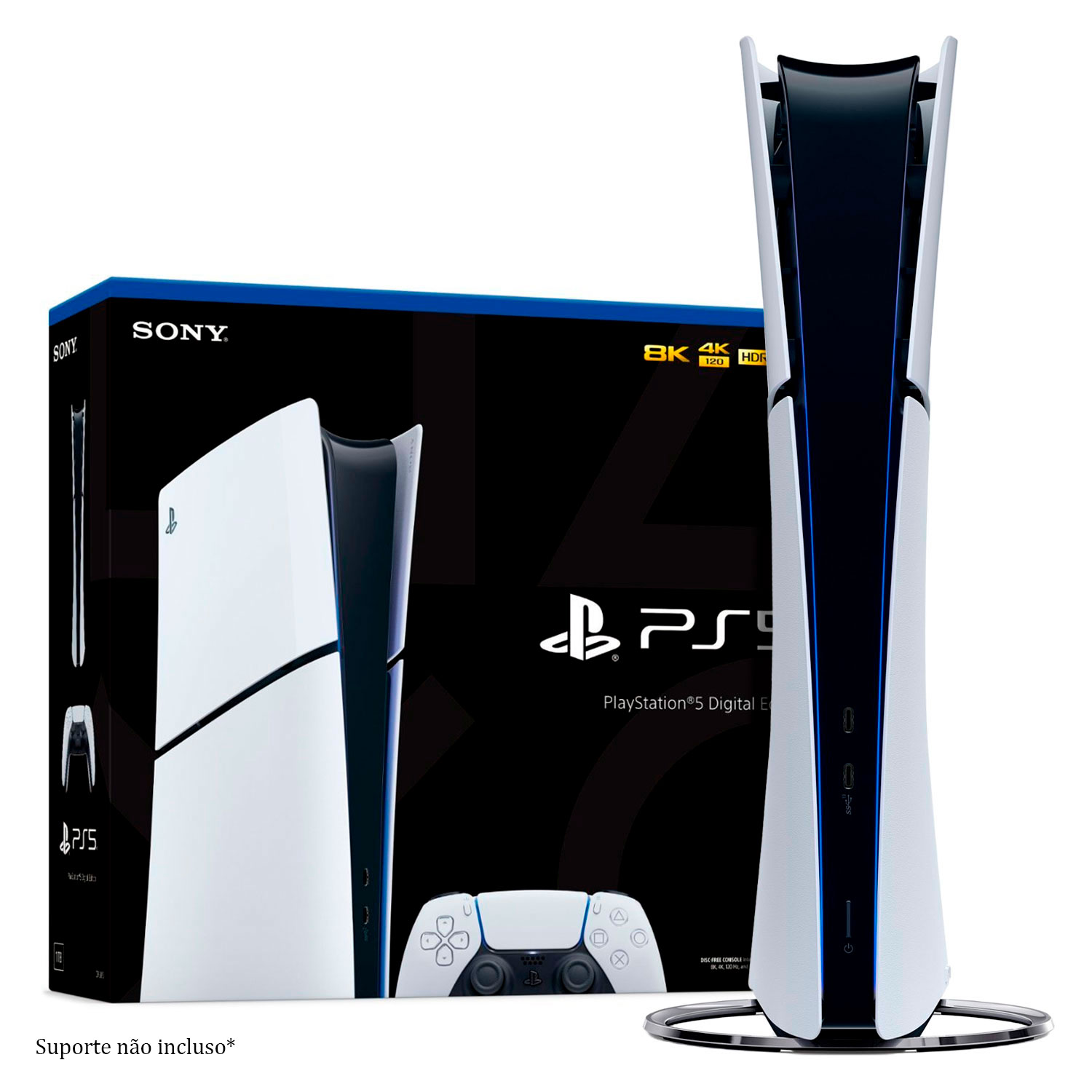 Console Sony Playstation 5 Slim CFI-2000B 1TB Edição Digital Japão 
