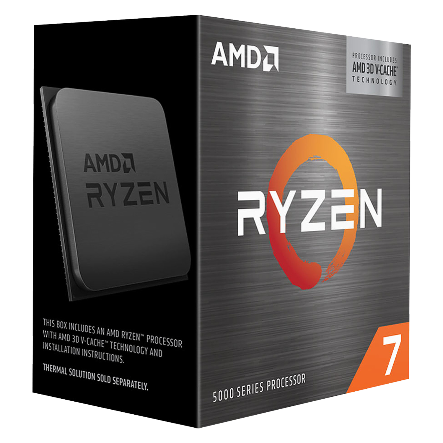 Processador AMD Ryzen 7 5800X3D / AM4 / Cache 100MB / 3.4GHz (4.5GHz Max Turbo) / DDR4