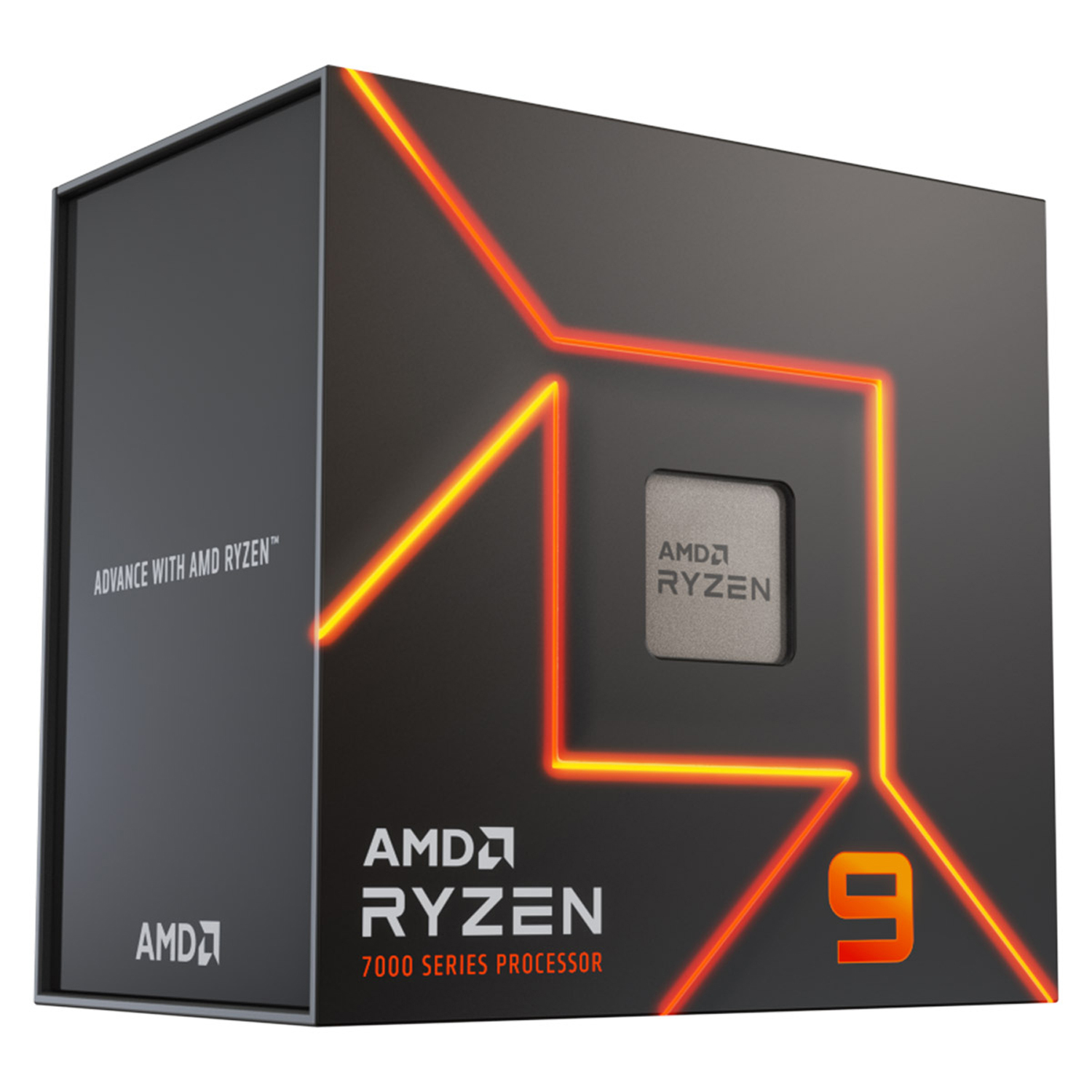 Processador AMD Ryzen 9 7900 / AM5 / 24 Threads / 3.7GHz / 5.4Ghz Turbo / Cache 76MB
