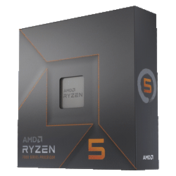Processador AMD Ryzen R5 7600X  / AM5 / 12 Threads / 4.7GHZ (5.3GHZ Turbo) / Cache 38MB
