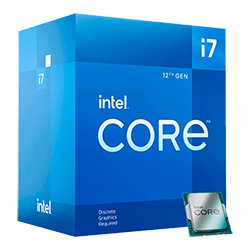 Processador Intel Core i7-12700F / Cache 25MB / 3.6GHz (4.90GHz Max Turbo) / LGA 1700