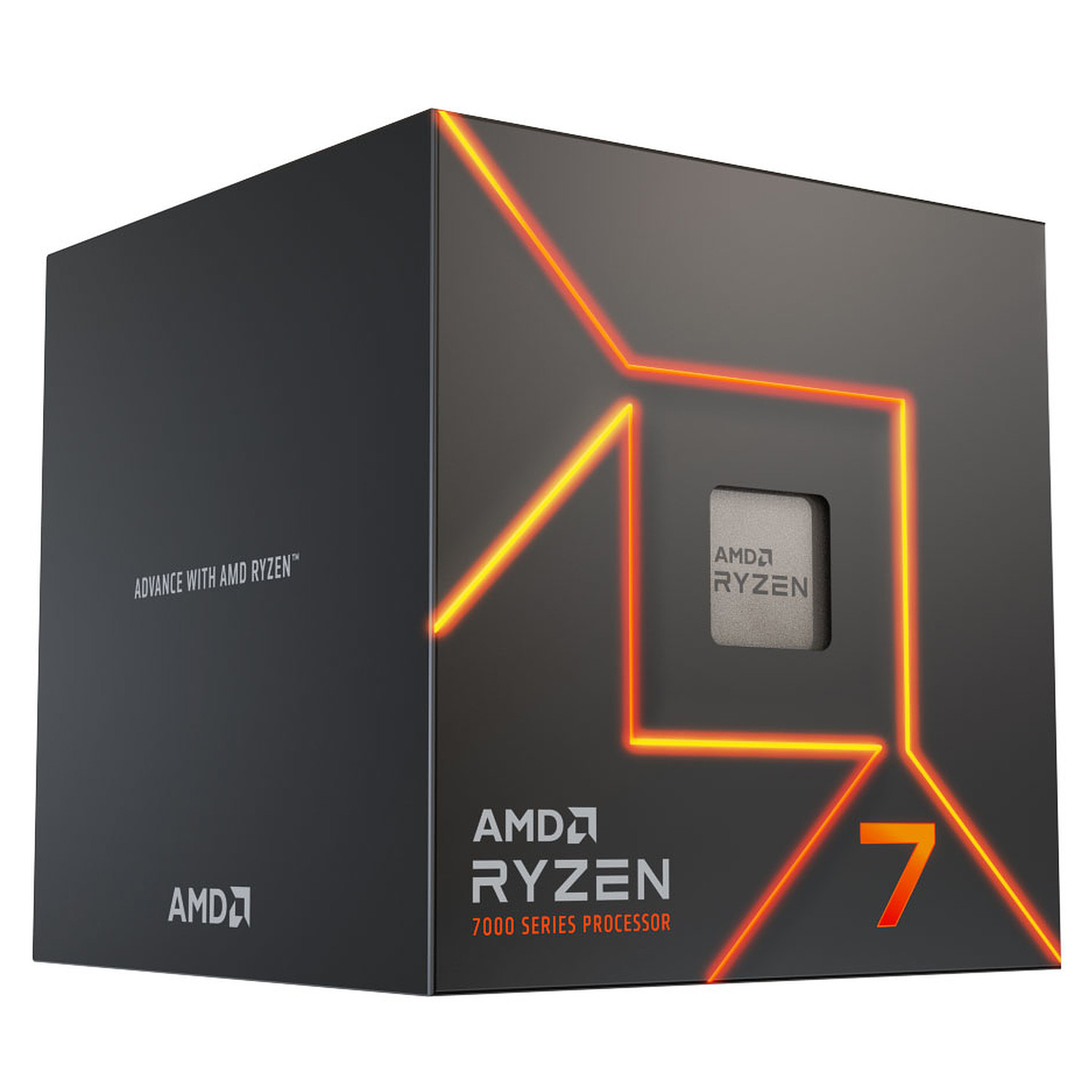 Processador AMD AM5 Ryzen 7 7700 / AM5 / 16 Threads / 3.8GHz (5.3GHz Turbo) Cache 40MB
