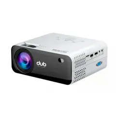 Projetor Dub Home Cinema DUB-2800 Wifi / Android / HDMI / VGA / USB / 2800 Lumens - Branco e Preto 