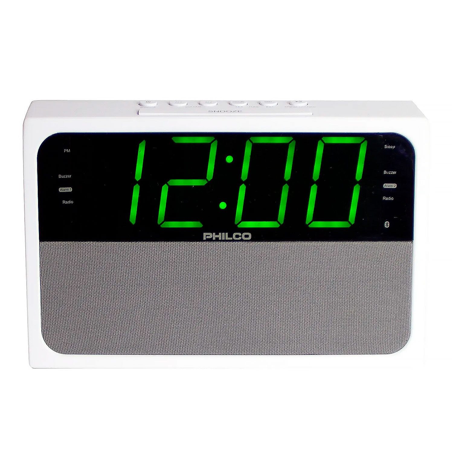 Radio Relógio Philco PAR1018  Bluetooth - Branco