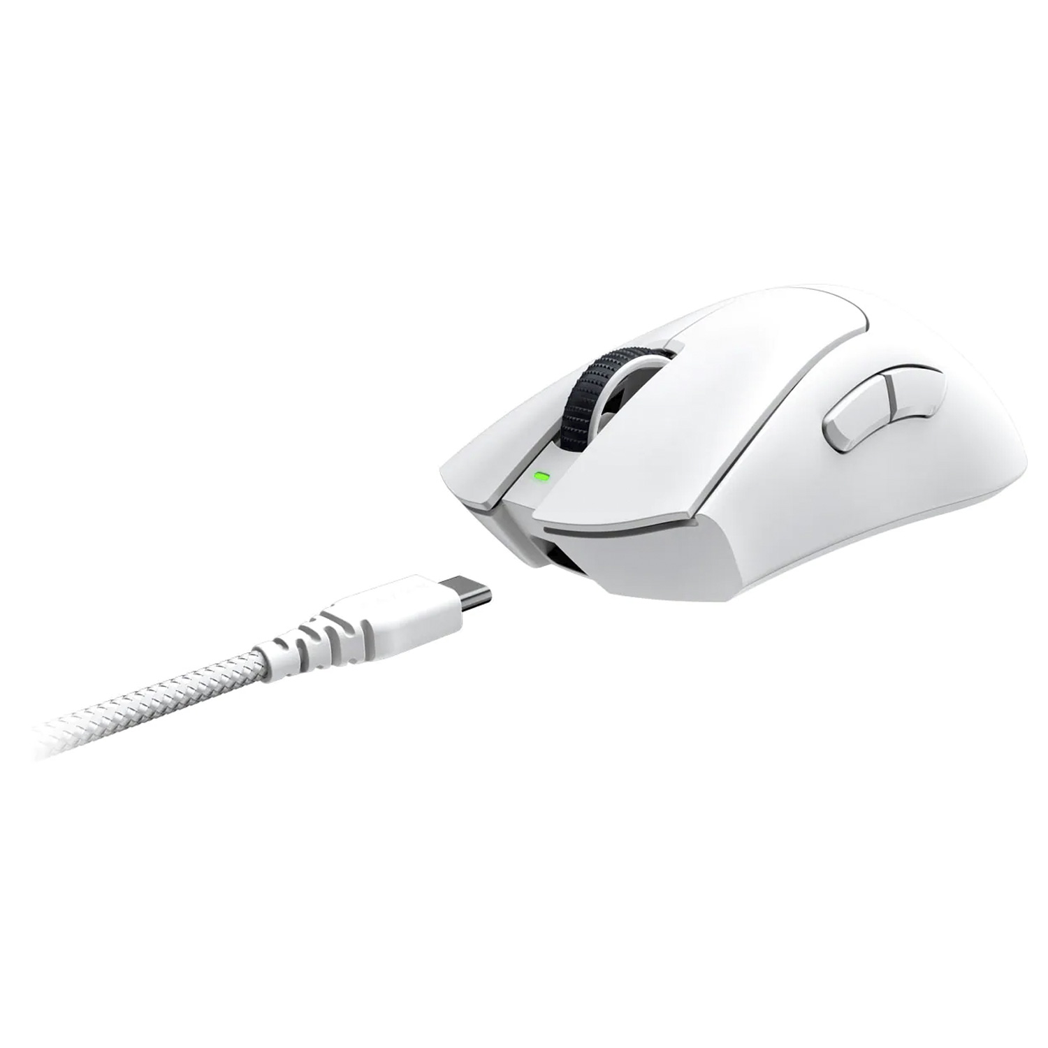 Mouse Gamer Razer Deathadder V3 Pro sem Fio - Branco (RZ01-04630200-R3U1)