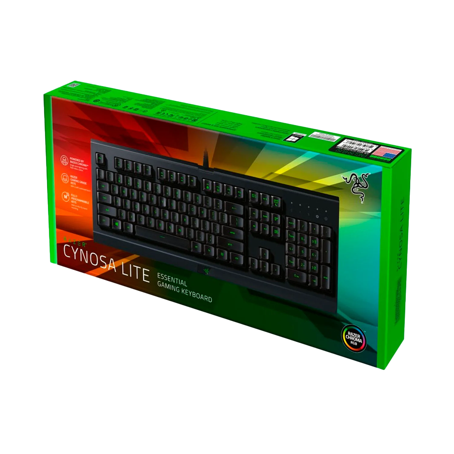 Teclado Gamer Razer Cynosa Lite Essential US / RGB - (RZ03-02740700-R3U1)