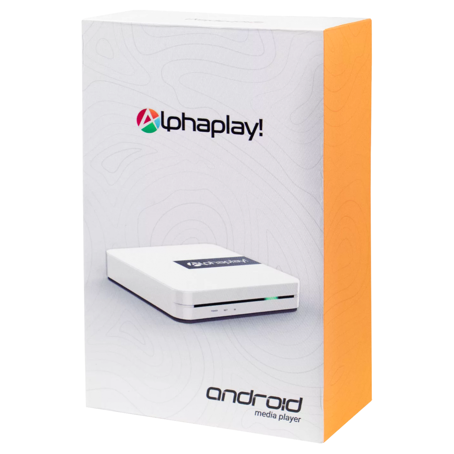 Receptor Alphasat Alphaplay 4K 8GB 2GB RAM Wi-Fi IPTV - Branco