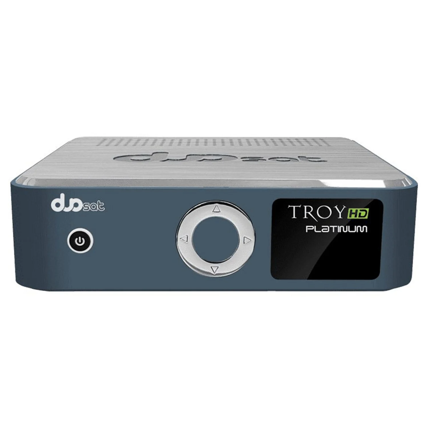 Receptor Duosat Troy Platinum Full HD 256MB RAM Wi-Fi - Cinza