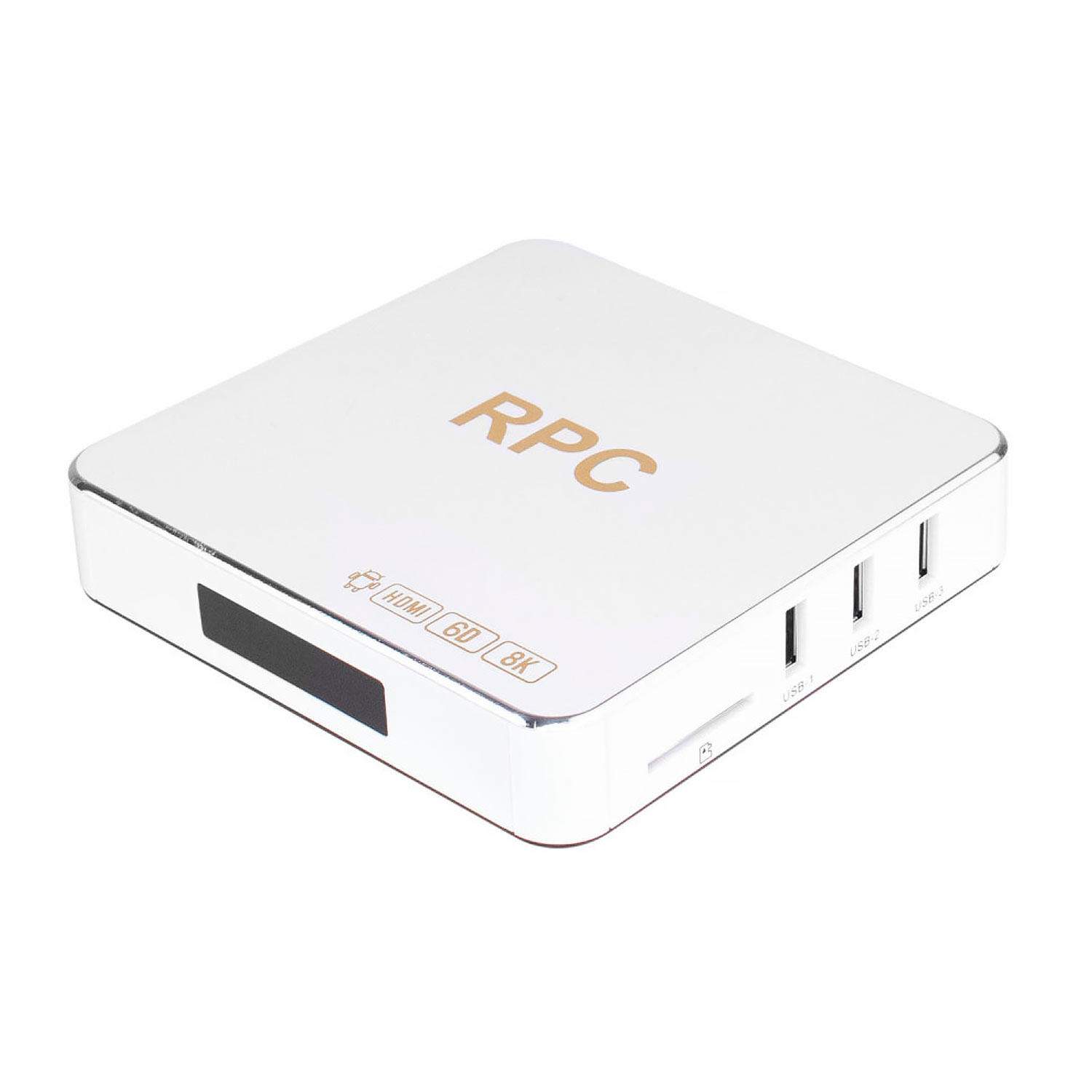 Receptor TV Box RPC 8K 512GB 64GB RAM Wi-Fi - Branco