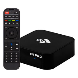 SATE STV S1 PRO 6K IPTV/VOD 2GB/32GB WIFI-5G ANDROID 10.0 BLACK