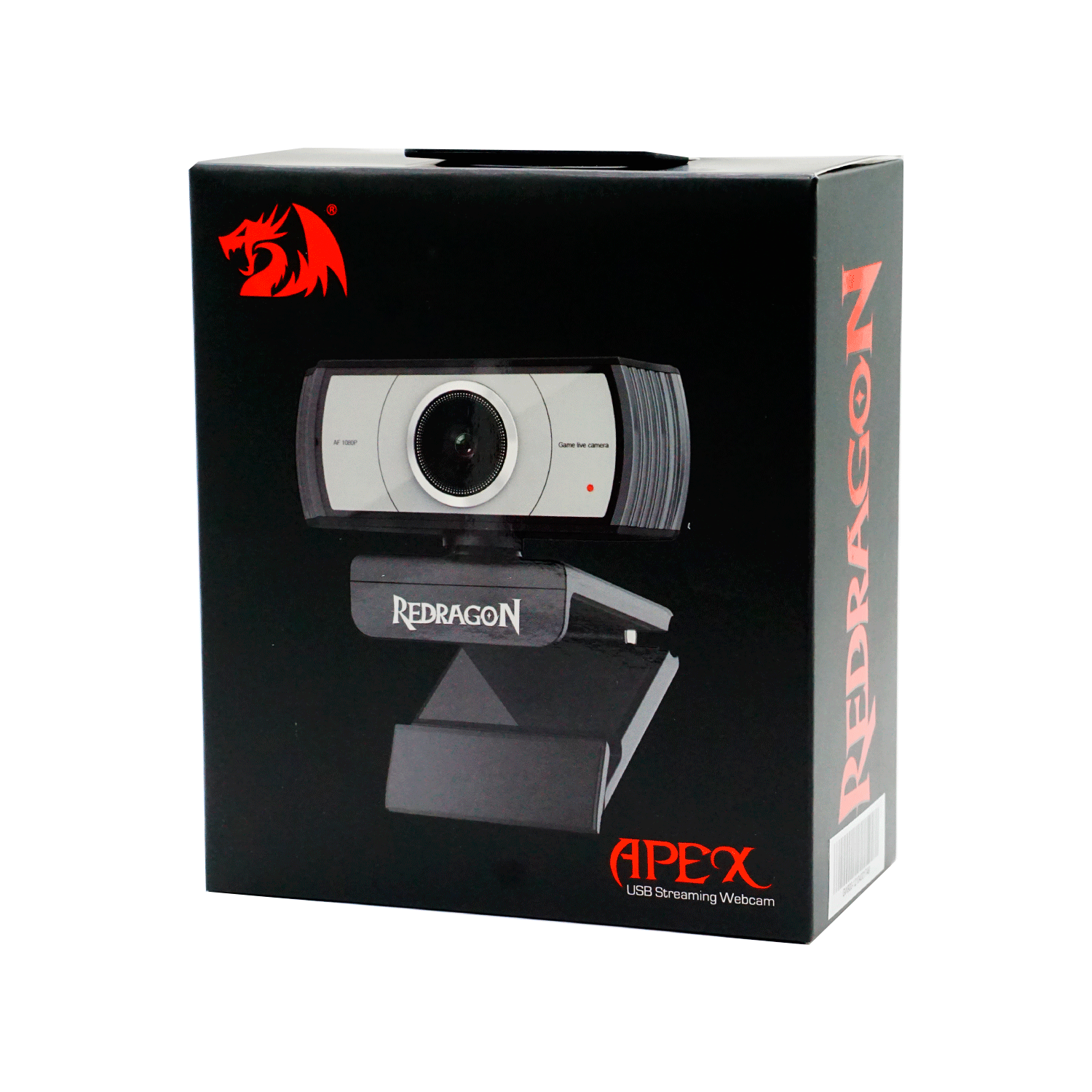 Webcam Redragon Apex / 1080p - Preto (GW900-1)