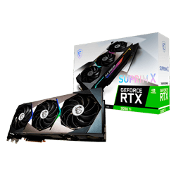Placa de Vídeo RTX 3090 Ti Suprim X MSI Nvidia GeForce / 24GB / GDDR6X / RGB / DLSS / Ray Tracing - 912-V509-007