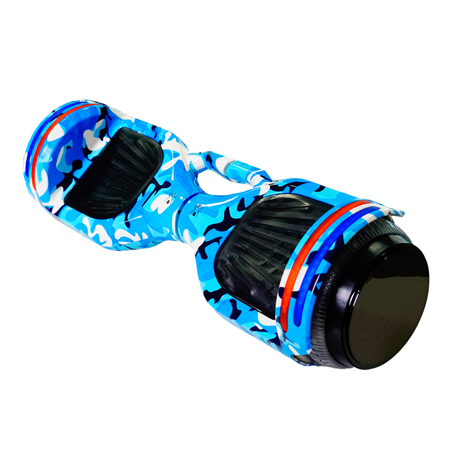 Scooter Elétrico Star Hoverboard 6.5" / Bluetooth / LED 3D / Bolsa - Azul Camuflado 

