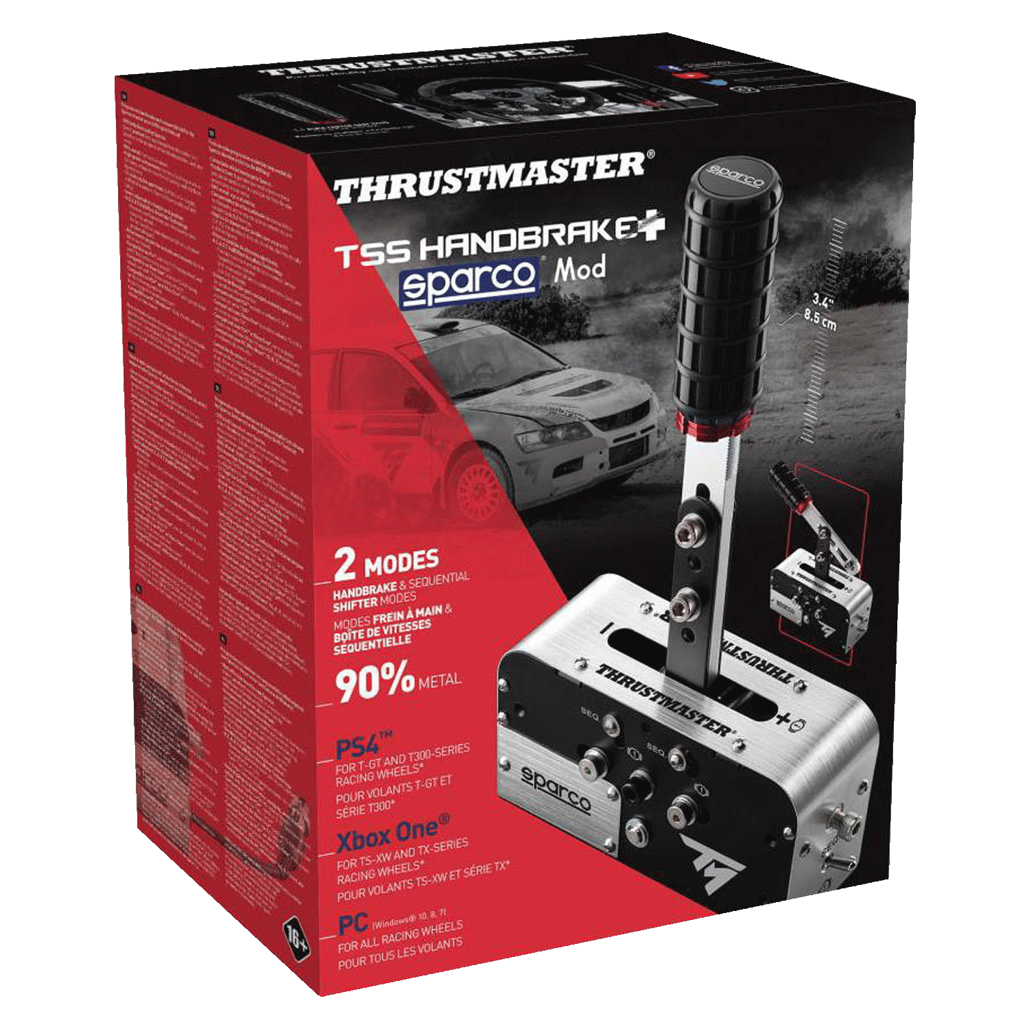 Freio de Mão Thrustmaster TSS Sparco Mod + / PS4 / Xbox / PC 
