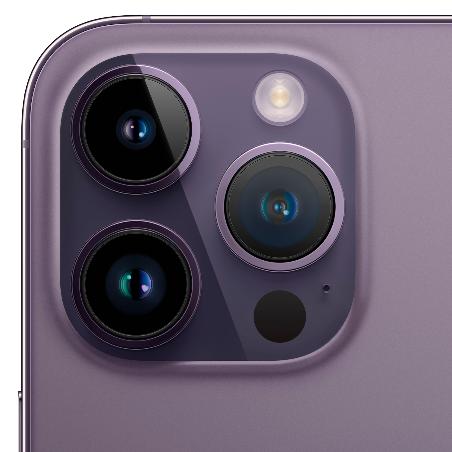 Celular Apple iPhone 14 Pro A2650 128GB / 5G / eSIM / Tela 6.1"/ Câmeras de 48MP+12MP+12MP e 12MP - Deep Purple