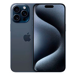 Celular Apple iPhone 15 Pro Max A2849 LL/A 1TB eSIM Tela 6.7" - Titânio Azul 
