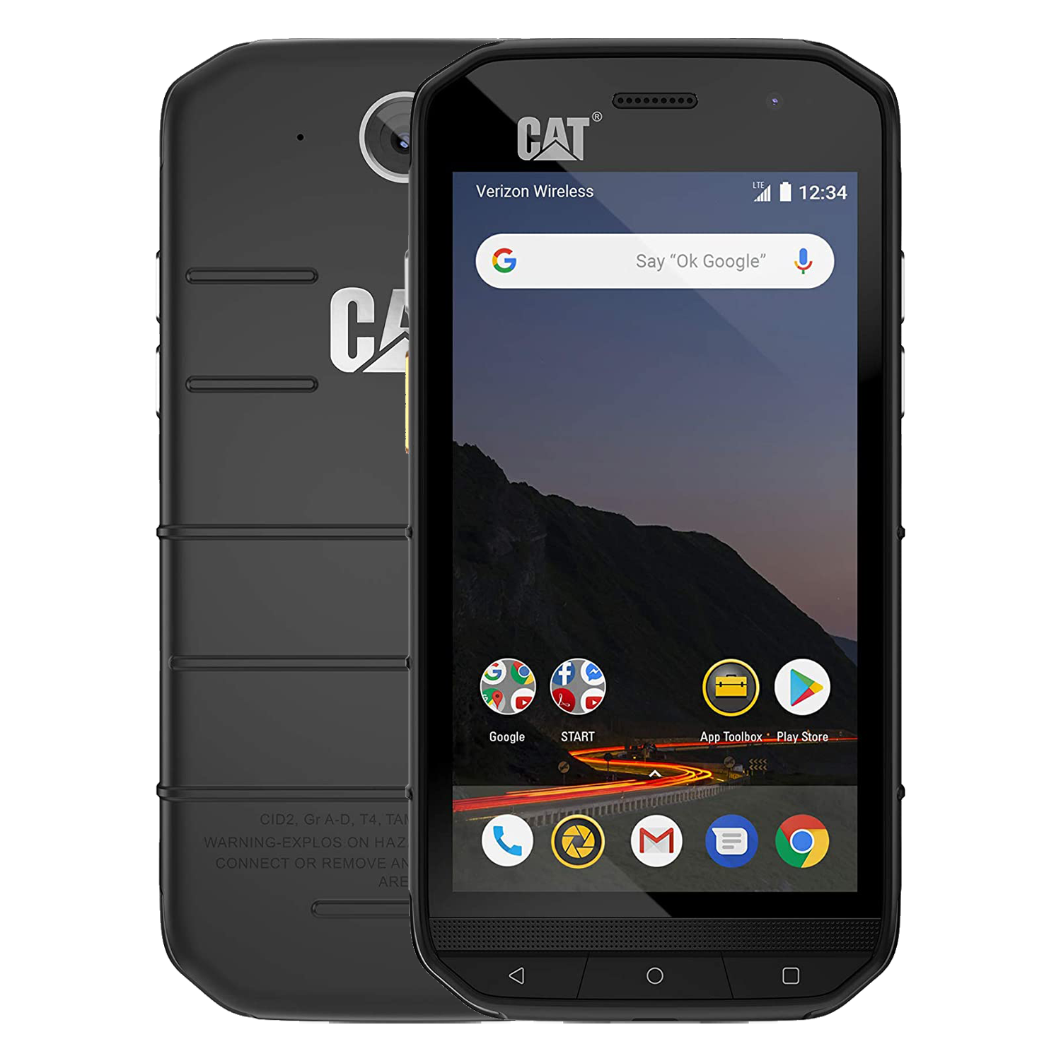 Smartphone Caterpillar Cat S48C Single SIM 4GB RAM 64GB Tela 5.0" - Preto