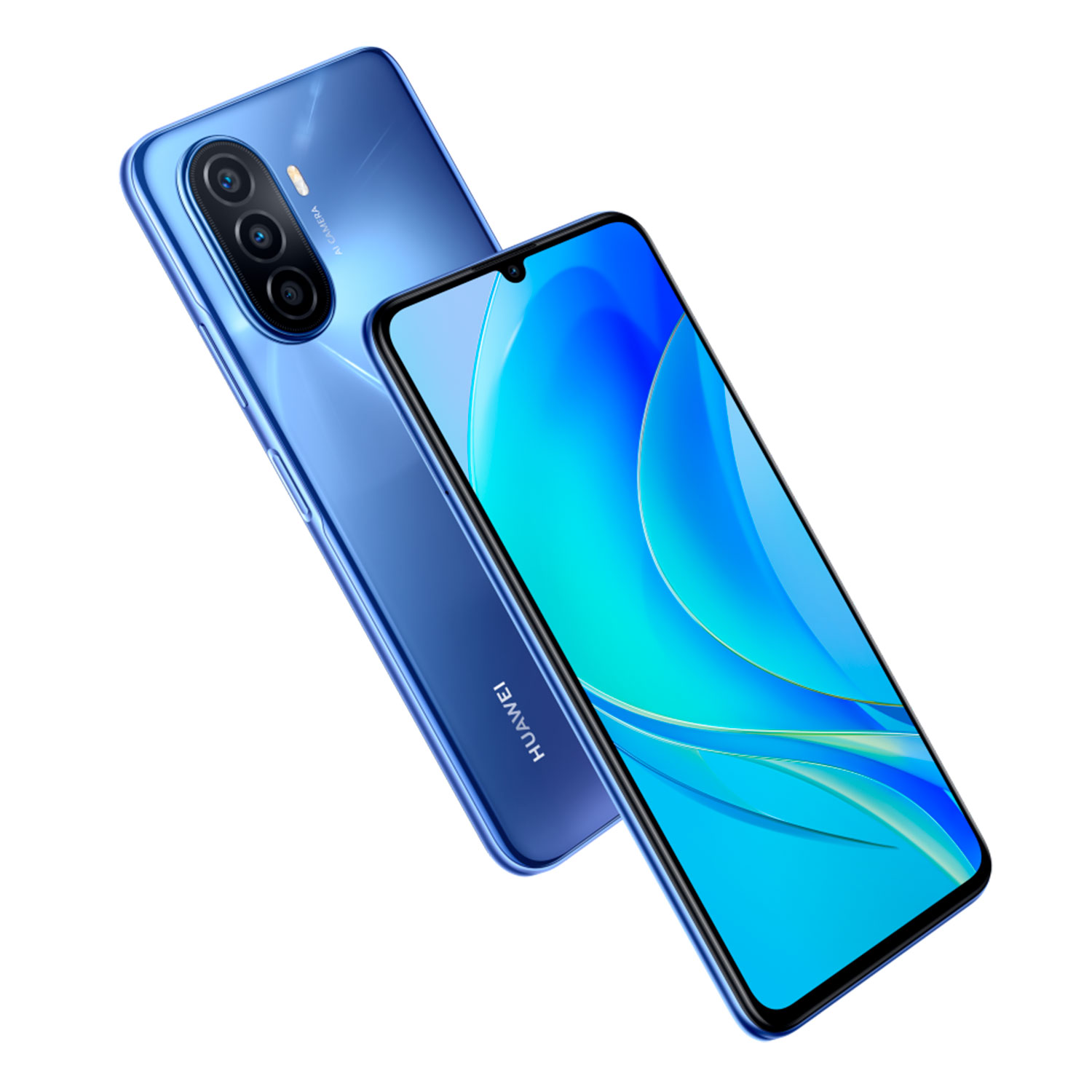 Smartphone Huawei Nova Y70 MGA-LX3 128GB 4GB RAM Dual SIM Tela 6.75" - Azul (Caixa Danificada)
