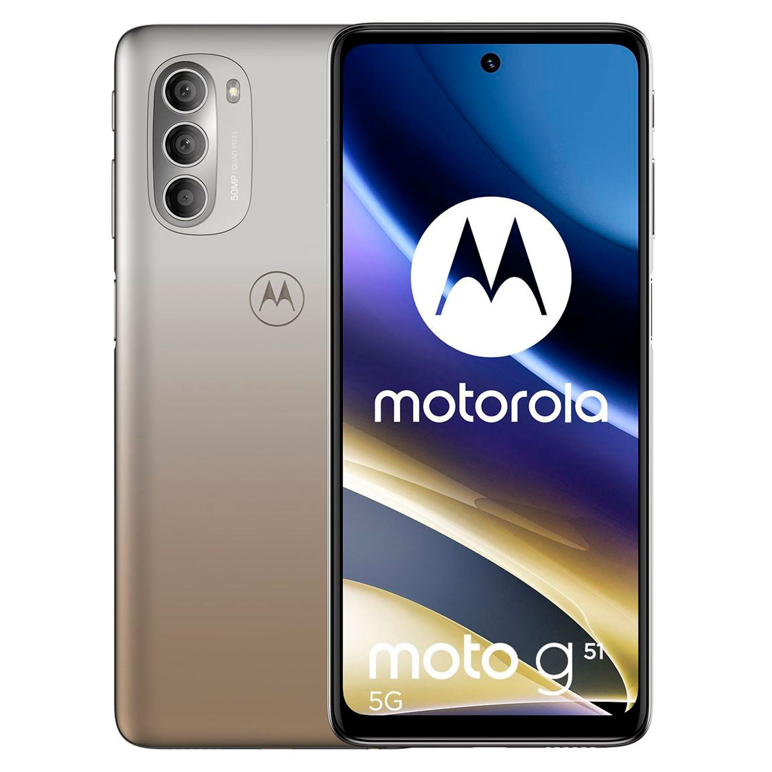 Smartphone Motorola Moto G51 5G XT-2171-1 128GB 4GB RAM Dual SIM Tela 6.8" - Dorado