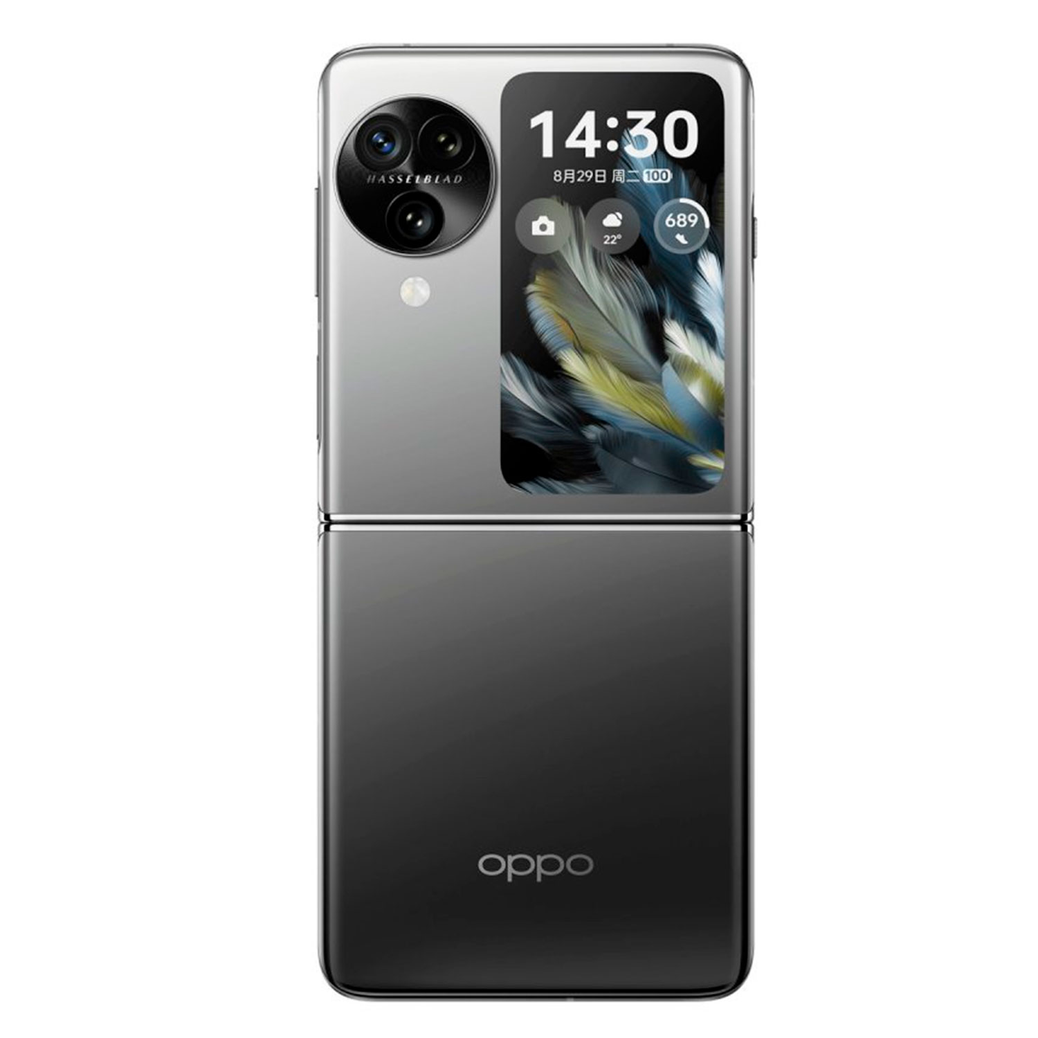 Smartphone Oppo Find N3 Flip 5G 256GB 12GB RAM Dual SIM Tela 6.8" - Preto