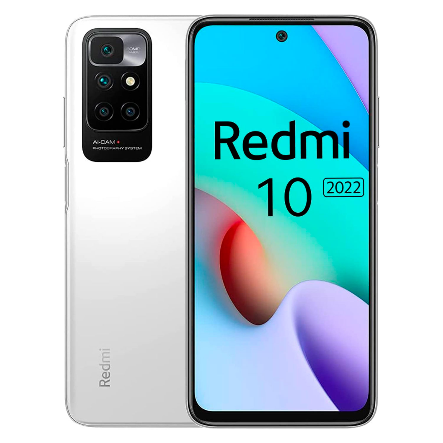 Smartphone Xiaomi Redmi 10 2022 Global 128GB 4GB RAM Dual SIM Tela 6.5" - Branco (Lacre Pequeno)