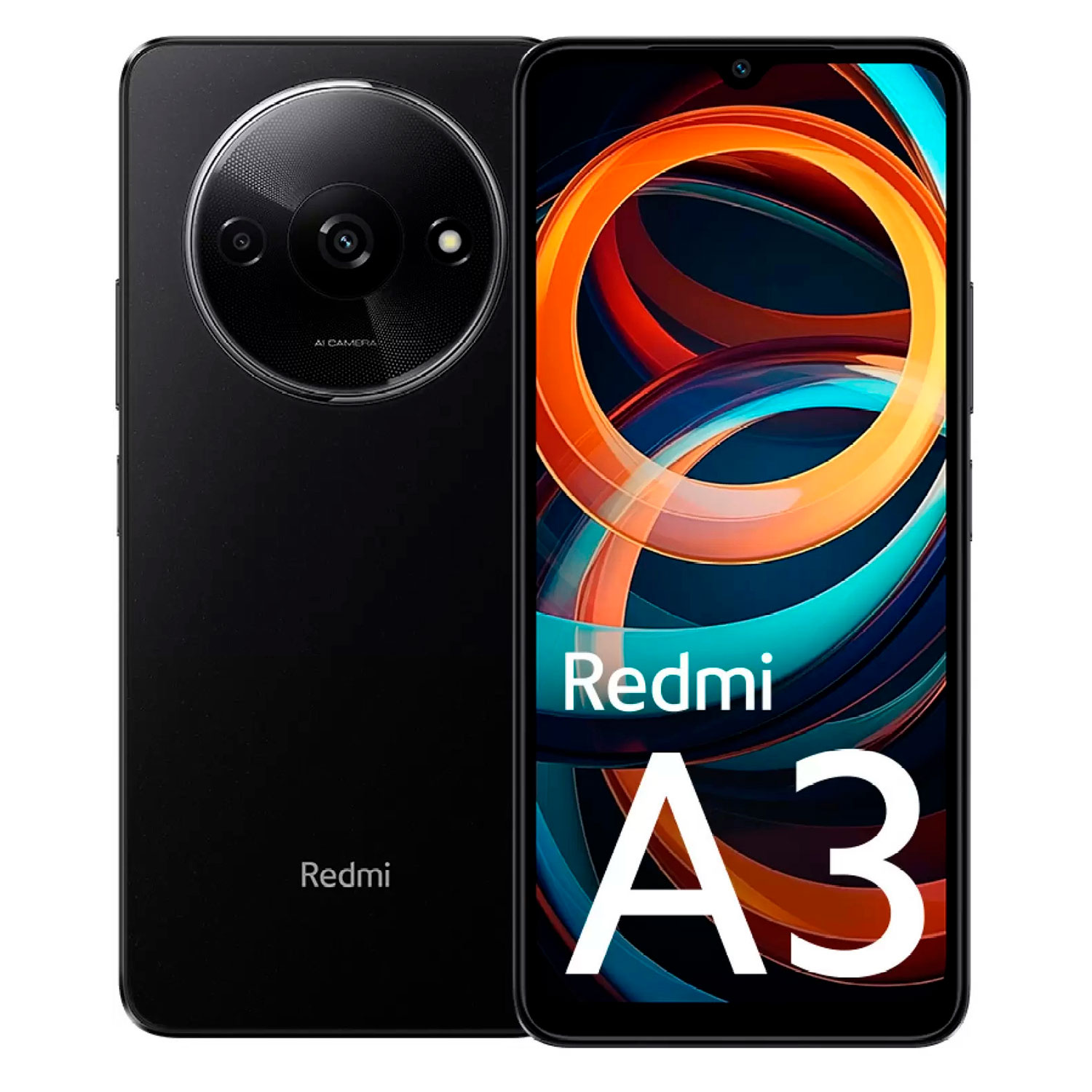 Smartphone Xiaomi Redmi A3 Global 128GB 4GB RAM Dual SIM Tela 6.71" - Preto