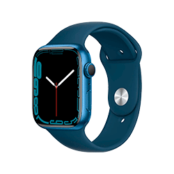 Apple Watch S7 GPS/ Oxímetro 41mm MKN13LL/A - Abyss Blue Sport Band