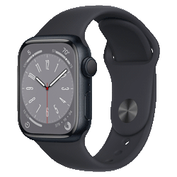 Apple Watch S8 GPS / Oximetro 41MM MNU83LL/A - Midnight M/L