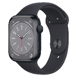 Apple Watch S8 GPS / Oxímetro 45MM MNP13ZP/A - Midnight