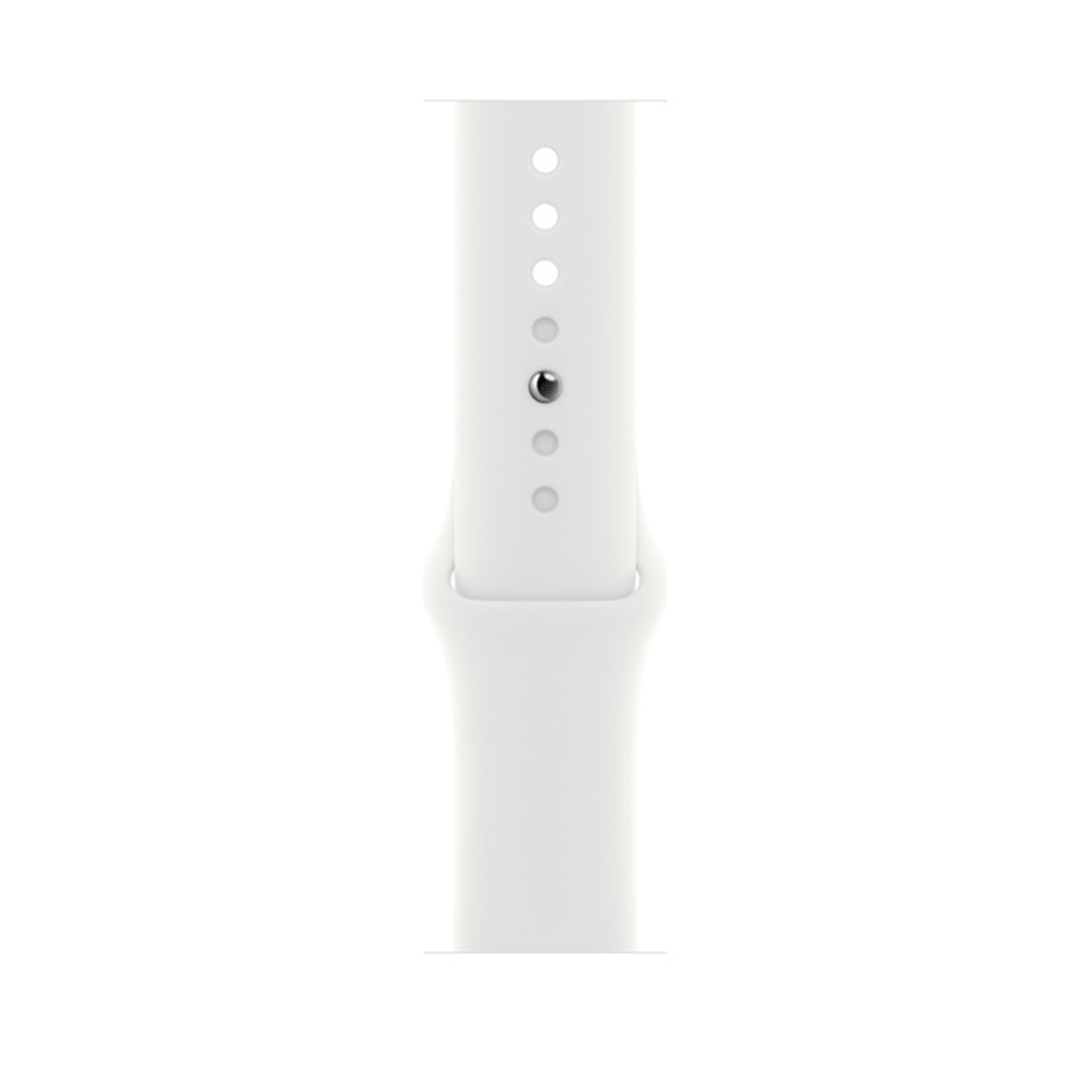 Apple Watch SE 2 MNTJ3LL/A Caixa Alumínio 44mm Prata - Esportiva Branco M/L