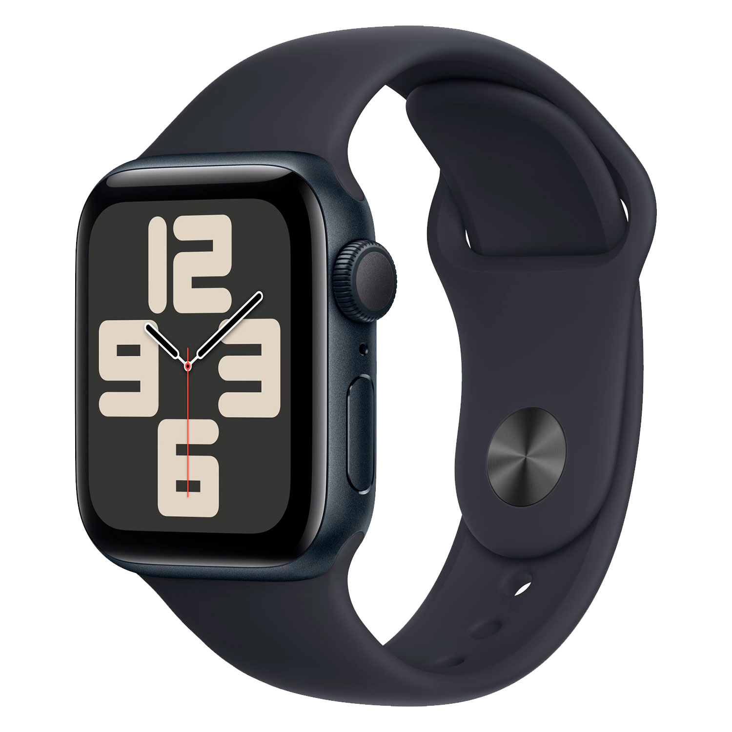 Apple Watch SE 2 MR9X3LL/A Caixa Alumínio 40mm Meia Noite - Esportiva Meia Noite S/M