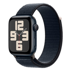 Apple Watch SE 2 MREA3LL/A Caixa Alumínio 44mm Meia Noite - Loop Esportiva Meia Noite
