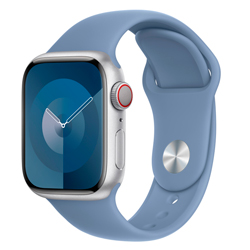 Apple Watch SE 2 MREC3LL/A Caixa Alumínio 44mm Prata - Esportiva Azul