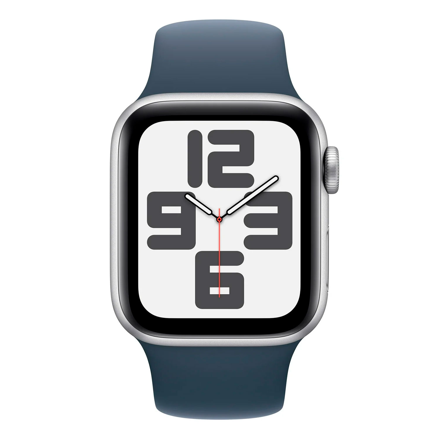 Apple Watch SE 2 MREE3LL/A Caixa Alumínio 44mm Prata - Esportiva Azul M/L