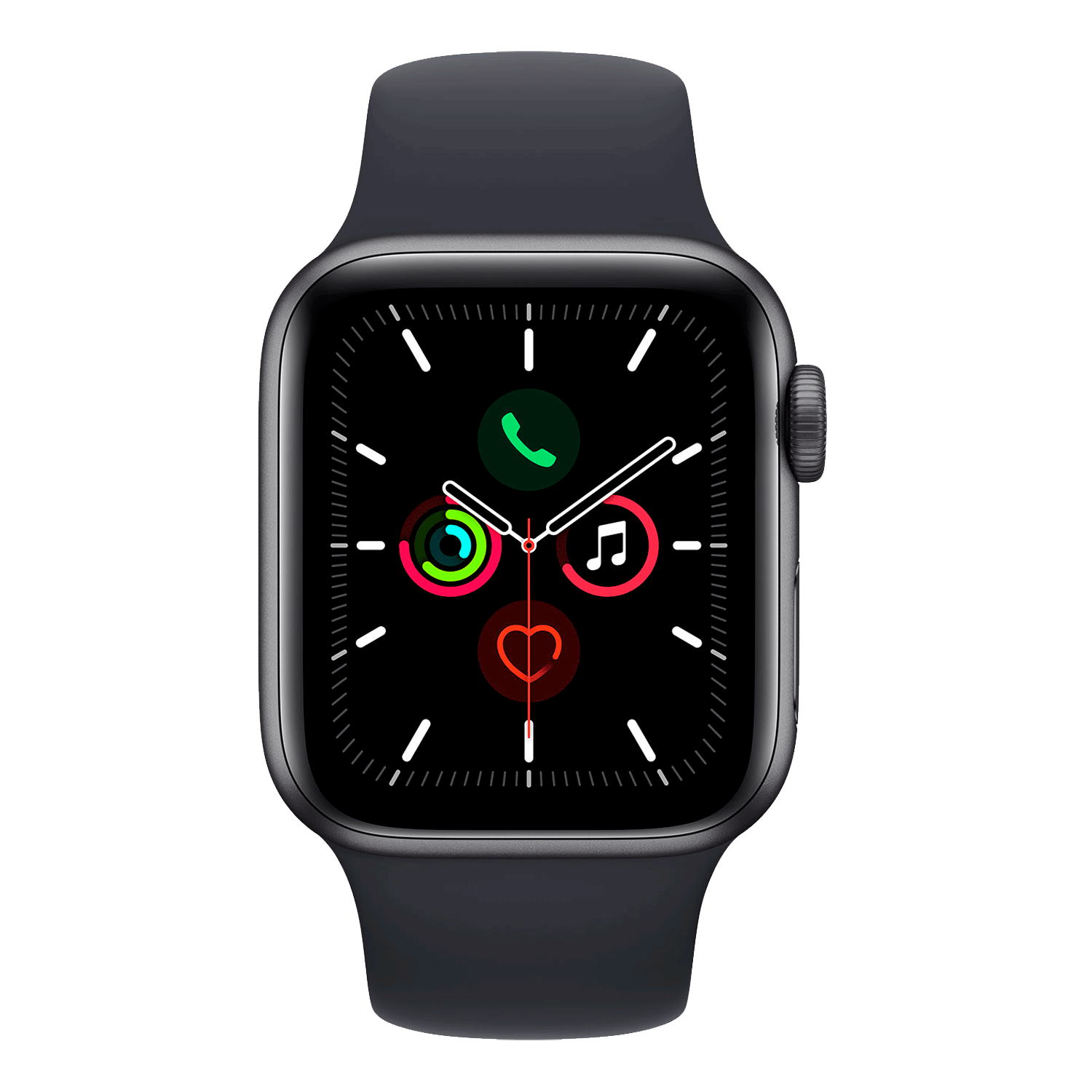 Apple Watch SE MKQ13LL/A Caixa Alumínio 40mm Cinza Espacial - Esportiva Meia Noite