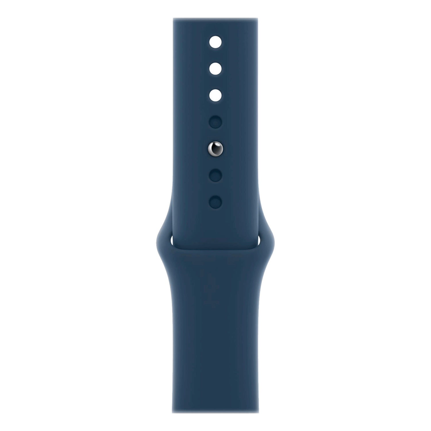 Apple Watch SE MKQ43LE/A Caixa Alumínio 44mm Prata - Esportiva Azul