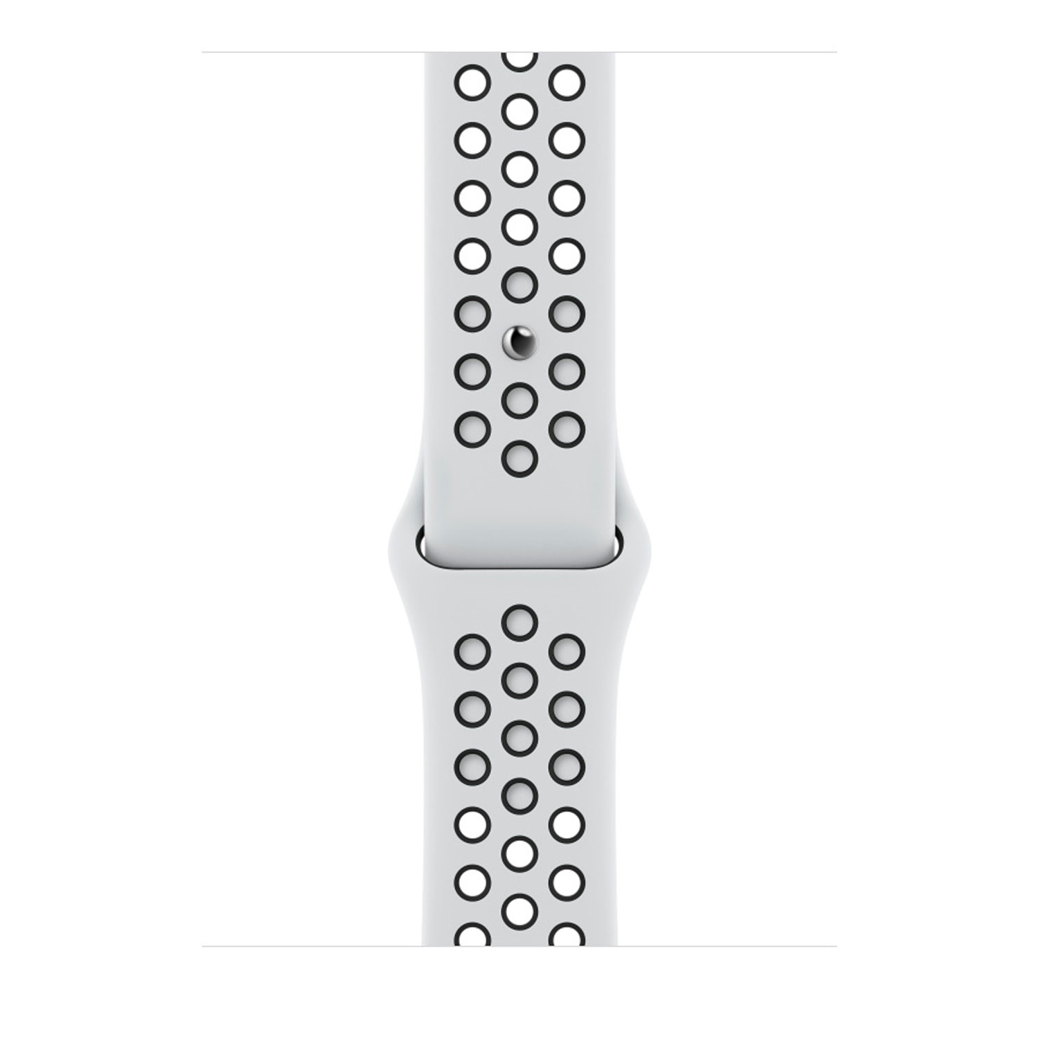 Apple Watch SE MKQ73LZ/A Caixa Alumínio 44mm Prata - Nike Esportiva Branco