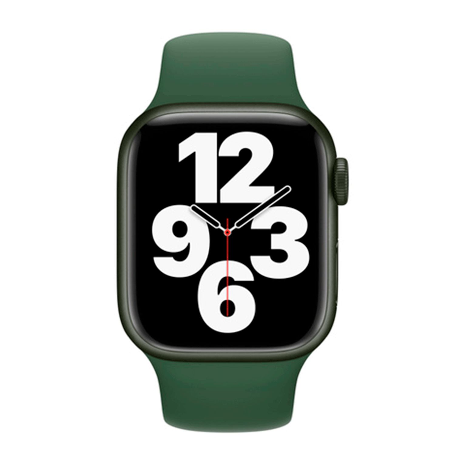 Apple Watch Series 7 MKN03LL/A Caixa Alumínio 41mm Meia Noite - Esportiva Verde