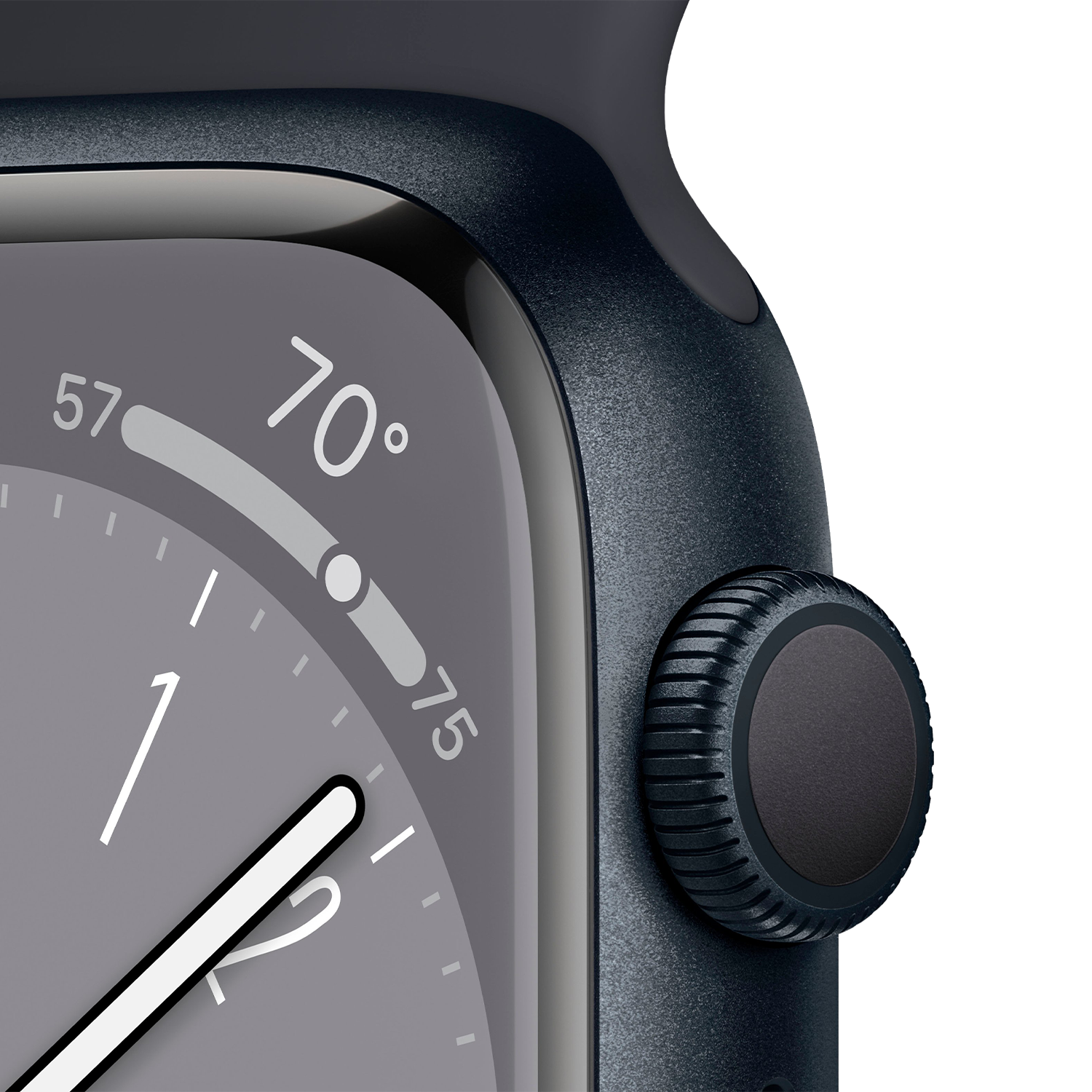 Apple Watch Series 8 MNP53VC/A Caixa Alumínio 41mm Meia Noite - Esportiva Meia Noite