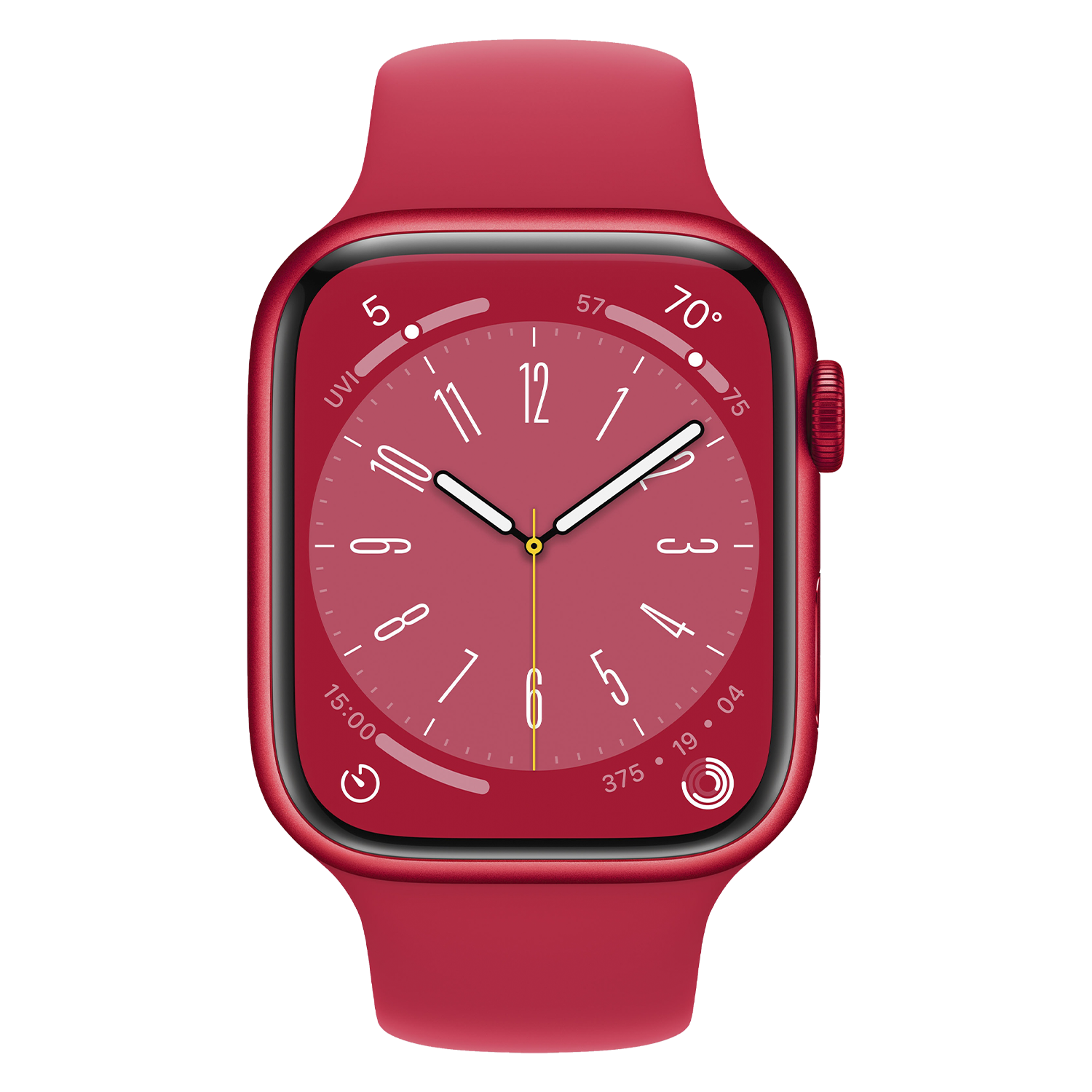 Apple Watch Series 8 MNUU3LL/A Caixa Alumínio 45mm Vermelho - Esportiva Vermelho