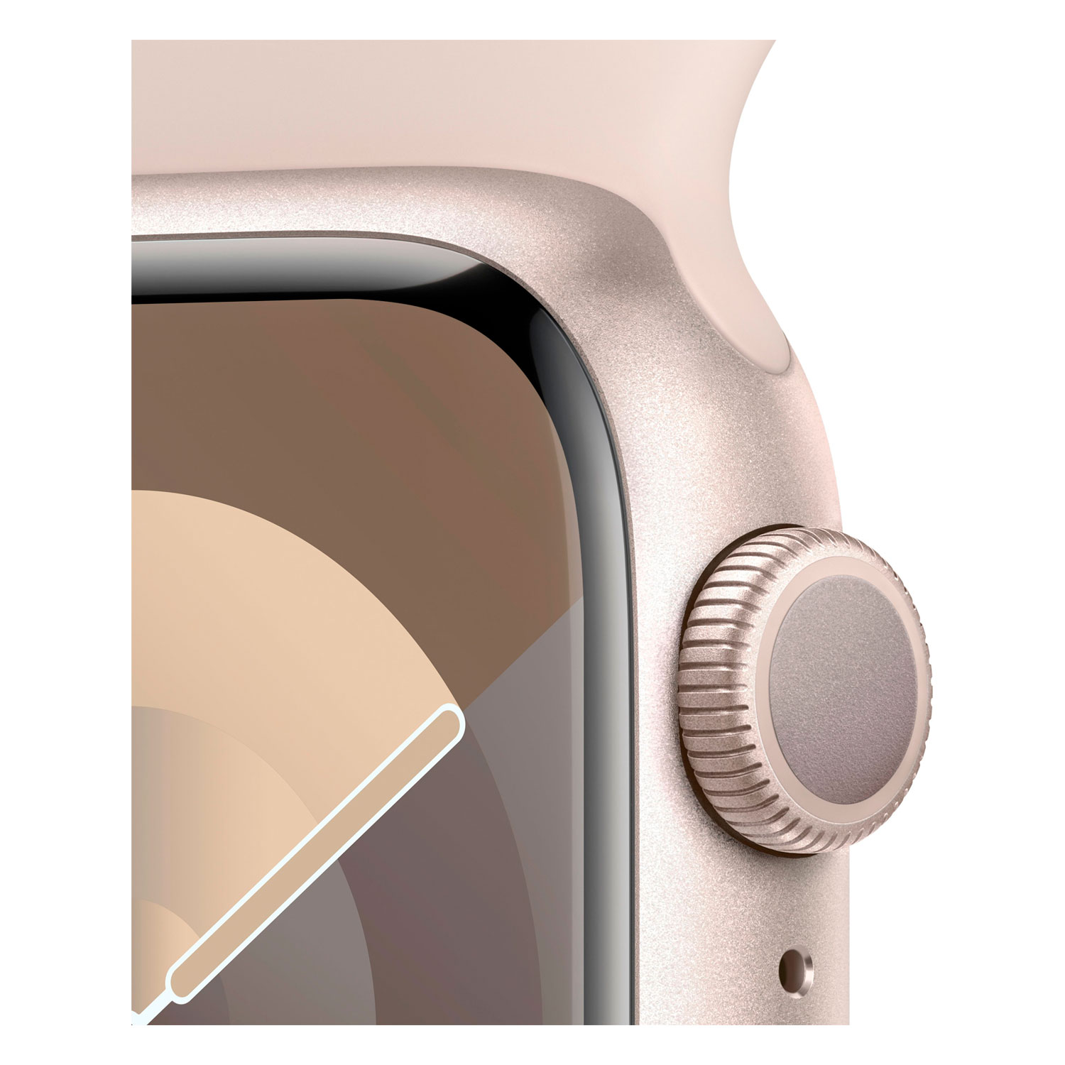 Apple Watch Series 9 MR8T3LW/A Caixa Alumínio 41mm Estelar - Esportiva Estelar S/M