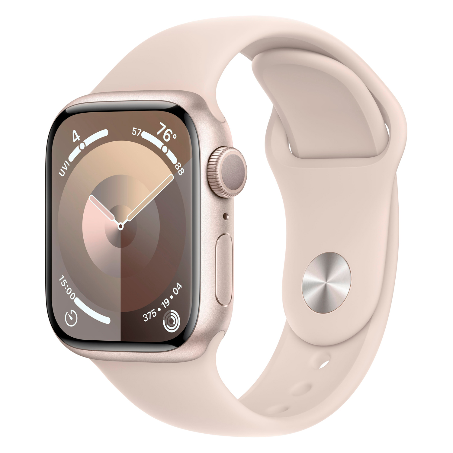 Apple Watch Series 9 MR8U3LL/A Caixa Alumínio 41mm Estelar - Esportiva Estelar (Caixa Danificada)