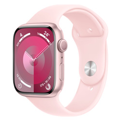 Apple Watch Series 9 MR953LW/A Caixa Alumínio 41mm Rosa - Loop Esportiva Rosa

