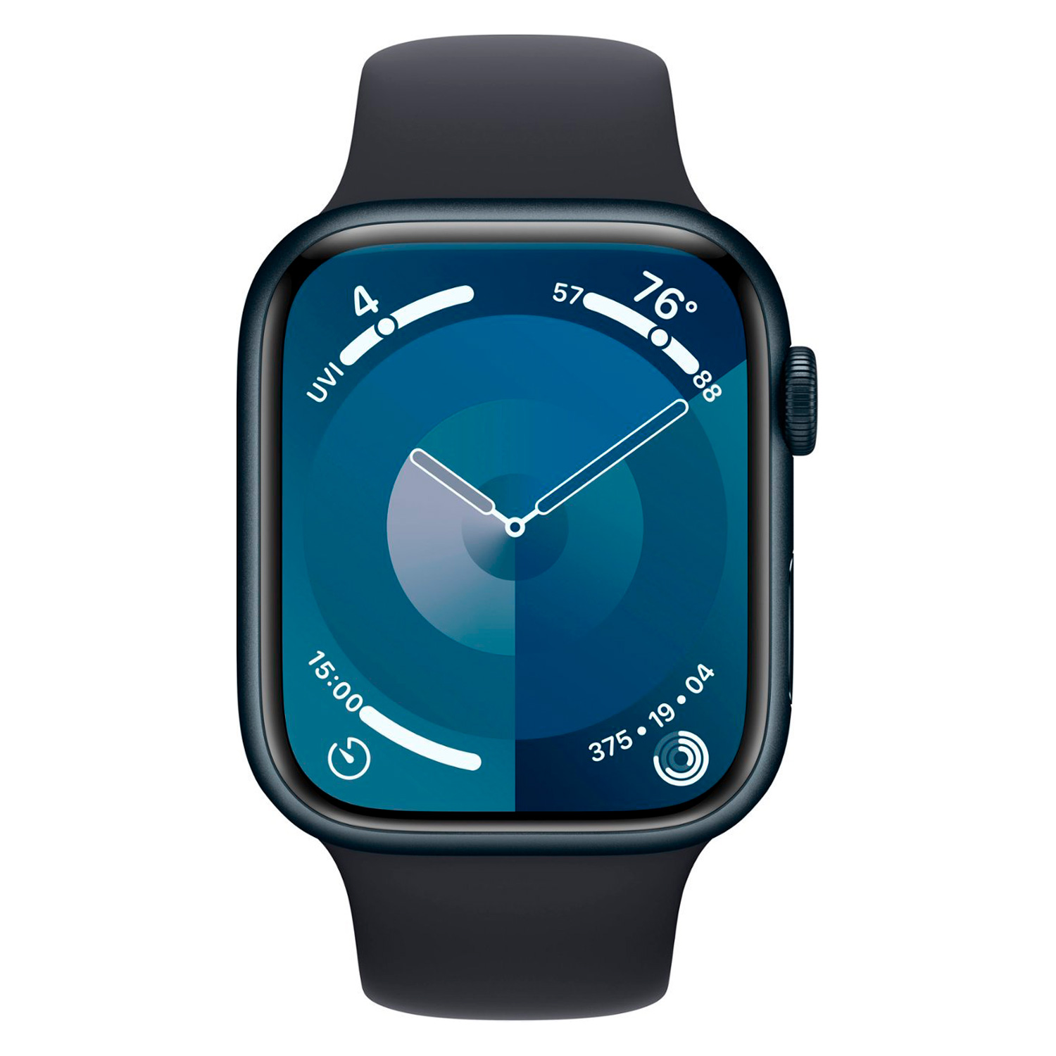 Apple Watch Series 9 MR993LL/A Caixa Alumínio 45mm Meia Noite - Esportiva Meia Noite (Caixa Danificada)